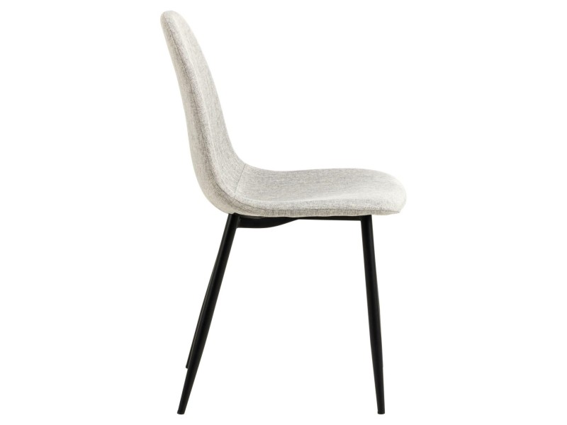 Krzesło Celia szare jasne/ czarne - ACTONA